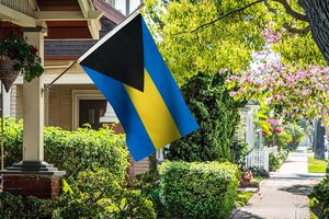 Grenada <strong>Flag</strong> 3x5 Ft Light Polyester Panamanian Banner Fade Resistant Vivid Colors 150x90cm for Indoor Outdoor - Product Image 3