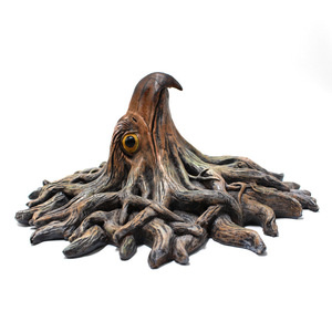 Radice <span class=keywords><strong>di</strong></span> albero caratteristiche facciali figurina <span class=keywords><strong>di</strong></span> uccello all'aperto testa <span class=keywords><strong>di</strong></span> aquila ciondolo giardino albero ornamento decorazione scultura albero faccia decorazione - Product Image 5