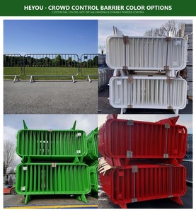Barrera de Control de Multitudes Anti-Escalada de Acero Galvanizado Estilo <span class=keywords><strong>Nadar</strong></span>, con Gancho de Enclavamiento, Valla Temporal de Fácil Montaje para Eventos Deportivos - Product Image 4