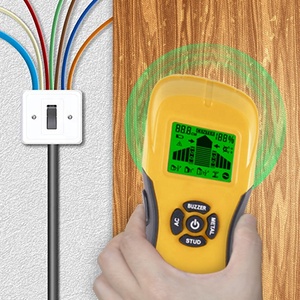 6-in-1 detektor balok pencari untuk Tengah dan tepi kayu AC kawat logam kancing Joist pipa, Stud <span class=keywords><strong>Finder</strong></span> pemindai Dinding - Product Image 4