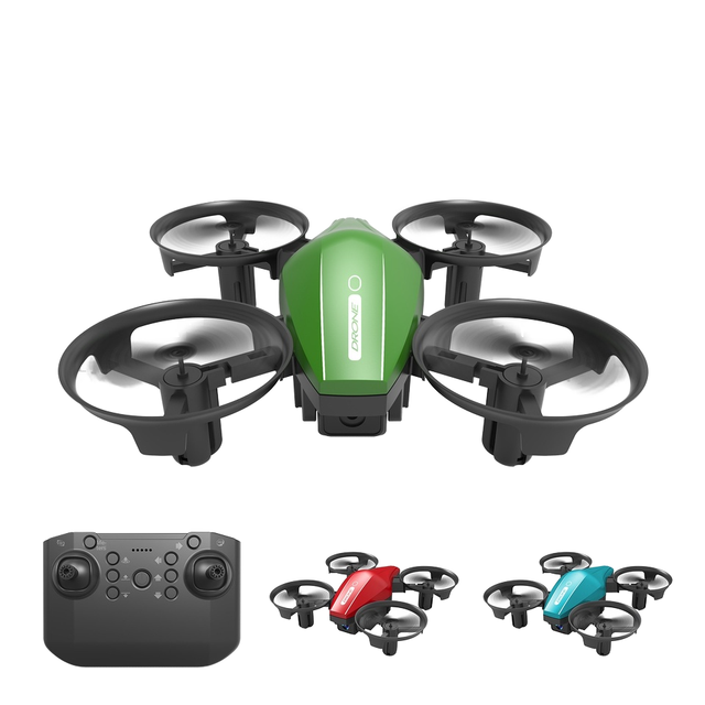 GT1 Mini Remote Control Drone with Circle Protection Plastic 4-Axis Gyro Aircraft Low Price Rolling Feature FPV Gifts Toys