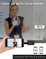 Panvotech – Microphone micro sans fil portable USB, ordinateur professionnel, pour téléphone, PC portable, enseignement Vlog