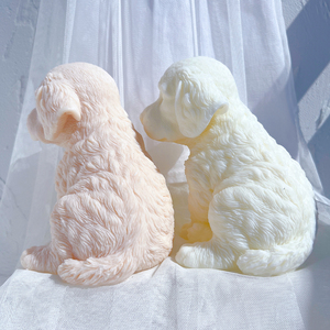 Moule à bougie en silicone pour chiot Springer Spaniel, animaux, chiots, cire de soja, décoration pour la maison pour les amoureux des chiens - Product Image 5