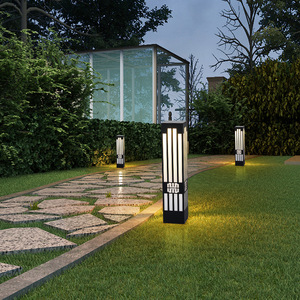 <span class=keywords><strong>Lampe</strong></span> solaire transfrontalière pour pelouse, <span class=keywords><strong>lampe</strong></span> d'extérieur moderne carrée pour cour, <span class=keywords><strong>lampe</strong></span> de paysage de jardin, décoration de <span class=keywords><strong>lampe</strong></span> de sol pour villa - Product Image 3