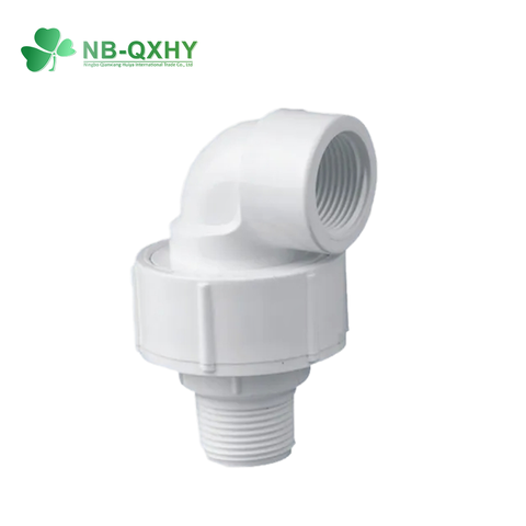 BSPT Plastic Quick Connector Elbow Tee PVC Fittings for Plumbing Pipes