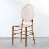 Chaises en plastique empilables pour hôtels, banquets et événements, chaises de mariage en acrylique transparent PC cristal, vente en gros