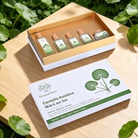 Coffret de Soins Réparateurs Apaisants à la Centella Asiatica Fermentée pour Peaux Abîmées par les Corticostéroïdes, Antioxydant et Renforçateur de Barrière Cutanée