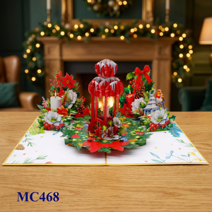 Vietcraft – Nouveauté tendance : Fleurs rouges uniques en papier découpé faites à la main, personnalisées pour Noël et la Fête des Mères – Vente en gros - Product Image 4