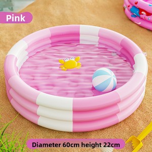 Piscina Inflable de PVC de Tres Anillos Reforzada <span class=keywords><strong>para</strong></span> Juegos Acuáticos Familiares, <span class=keywords><strong>Baño</strong></span> de Bebés y Uso Plegable al Aire Libre - Product Image 3