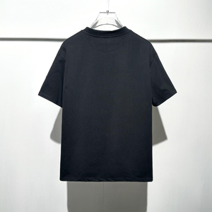 Nueva Llegada Pulia Versión Correcta Algodón Puro de Alta Calidad 270g Cuello Redondo Manga Corta Estampado Vintage con Letras Camiseta de Verano para Hombre - Product Image 4