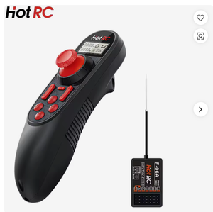 Système radio HOTRC <span class=keywords><strong>DS</strong></span>-600 6CH 2,4 GHz, émetteur télécommande avec récepteur <span class=keywords><strong>DS</strong></span> 600 PWM 6 canaux pour bateau RC - Product Image 1