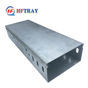 Bandeja de Cables con Recubrimiento en Aerosol Resistente al Fuego, Canalización de Cables Industrial Galvanizada, Impermeable para Exteriores, para Construcción de Edificios - Product Image 2