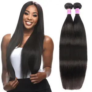 Groothandel 8A grade virgin braziliaanse haar weven remy haar 100 braziliaanse menselijk haar weave