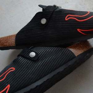 Pantuflas de Corcho para Hombre y Mujer, Zuecos Cómodos, Zapatos Suaves para Casa y Exterior, Pantuflas Casuales de Piel de Ciervo - Product Image 4