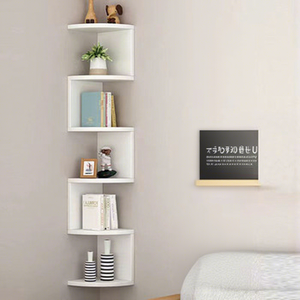 Étagère de Rangement Murale Superposée en Plastique, Rectangulaire, Suspendue, avec Cloison d'Angle, pour la Décoration Intérieure - Product Image 2