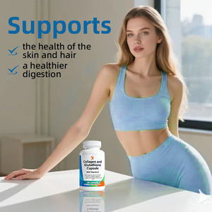 קולגן וגלוטתיון ויטמין C קפסולות קומפוזיט קולגן חלבון 180 כמוסות מסייעות בתמיכה במפרקים ובשרירים - Product Image 4