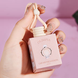 Difusor de Fragancia para Auto Personalizado, Colorido, de 8 ml, con Forma de Diamante, Colgante para Vehículo, Botella de Perfume de Vidrio, Tipo Líquido - Product Image 4