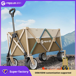 Chariot de camping pliable extra large, chariot à main d'extérieur portable, chariot de camping personnalisable en gros - Product Image 2