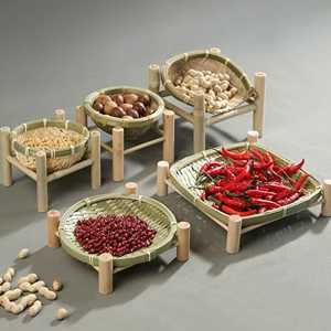 Estantes de Bambú Mini Hechos a Mano en Vietnam con Bandejas, Decoración Natural Tejida para Restaurantes y Cocinas, Proveedor de Estantes de Almacenamiento - Product Image 5