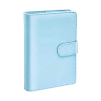 Carnet de notes rechargeable en cuir PU rigide A5/A6, organisateur de budget personnalisé, avec stylo inclus, vente en gros