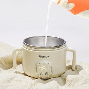 Nouveaux bols rechargeables pour bébé bols chauffants <span class=keywords><strong>sans</strong></span> <span class=keywords><strong>fil</strong></span> pour bébé bol intelligent en acier inoxydable non renversable pour bébé - Product Image 1