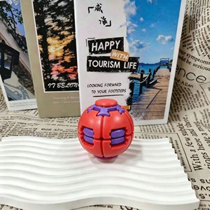 Juguete Antiestrés Colorido Impreso en 3D, Spinner con Doble Función de Presionar y Girar - Product Image 3