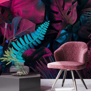 Foglie tropicali buccia e bastone murale colorato 3d carta <span class=keywords><strong>da</strong></span> parati autoadesiva - Product Image 2