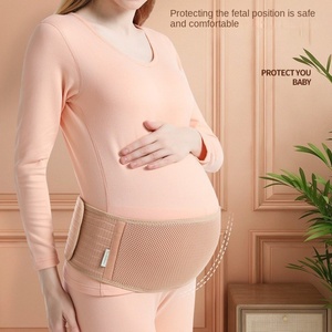 Cintura di Supporto Addominale per Donne in Gravidanza Certificata CE ISO13485 Traspirante Sottile in Cotone Senza Cuciture - Product Image 1