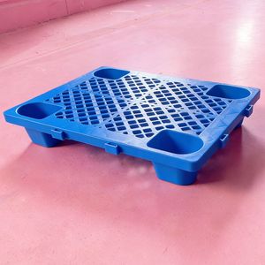 Palette en plastique anti-humidité bleue en HDPE, hauteur 120 mm, charge dynamique 2,0 T, pour stockage en entrepôt - Product Image 4