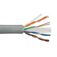 Câble LAN CAT6 UTP Solide 0,56 mm*4P 23AWG 4 Paires 8 Cœurs 250 MHz YD/T1019-2013 Cuivre Nu Isolation PVC PE Haute Densité Solide