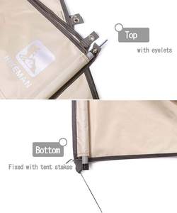 Woqi-toldo de protección solar para acampar, hamaca de lona para lluvia y moscas, protección contra el viento - Product Image 4