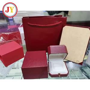 Factory Direct Famous Red Brand Jewelry <b>Box</b> For Women Luxury Gift Packaging Pendant Bracelet <b>Ring</b> <b>Box</b> Full Set With Accessories - Product Image 2