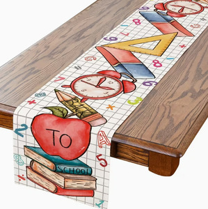 Striscione di Benvenuto per Aula Scolastica, Poster Colorato, Runner da Tavolo Decorativo per il Ritorno a Scuola, per Asilo o Scuola Primaria - Product Image 2