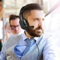 Headset Gaming Pengganti Headband untuk Ponsel Mic Gaming Headset Wired Headphone Dengan Mikrofon