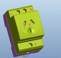 Nouvel article : Prise d'extension sur rail DIN australien 10A/15A/20A 250V IP20 pour boîtier de distribution