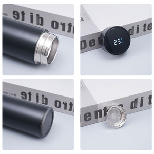 500ml in acciaio inox Led digitale promemoria temperatura <span class=keywords><strong>termico</strong></span> bambino bere latte caffè Sport bottiglia d'acqua intelligente - Product Image 6