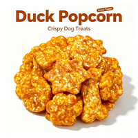 Friandises pour chiens et chats N4P à double texture, saveur poulet et canard, croustilles de céréales protéinées, parfaites comme récompense d'entraînement et collation quotidienne