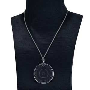 Energinox Nuevo <span class=keywords><strong>Colgante</strong></span> de Piedra Volcánica Negra Natural para el Alivio del Estrés, Curación, Ciencia Cuántica, Bioescalar, Energía de Iones Negativos - Product Image 6