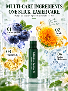 น้ำมันบำรุงรอบดวงตา Rabbit Qing Liquid Eye Care Oil-Anti Blue Light & Dry Lines Relief Roller Massage - Product Image 3