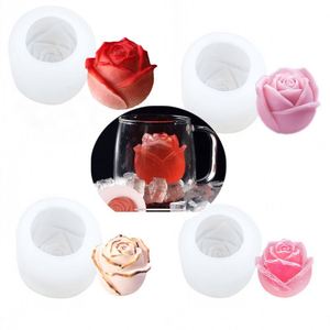 3D Rose Silicone Molds <b>for</b> Candle Soap DIY Handmade Making Valentine Day Party Wedding Holiday <b>Gifts</b> 3d Rose Flower Molds - Product Image 4