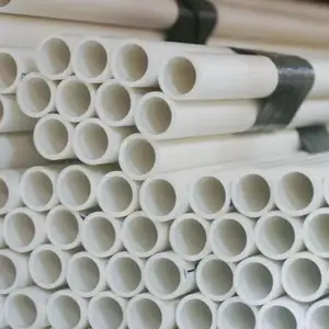 Gran oferta, tubo de polivinilo blanco personalizado, suministro de agua de PVC duro y tubo de drenaje, tubo de plástico