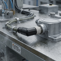 Sensor Aktuator M12 Konektor 8-Pin Betina Kabel Harness Terpasang Jaket PVC/PUR Tanpa Pelindung Kabel Berkode ABD Panjang Kabel Dapat Disesuaikan