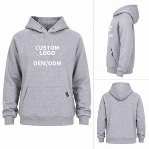 Sudadera con Capucha Premium para Hombre, 500 GSM, 100% Algodón, Diseño Sólido con Bordado 3D, Corte Holgado, Otoño, Logotipo Personalizado OEM - Product Image 2