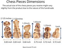 Jeu d'échecs en bois Olive, plateau de table, style campagnard, pour tous les ans, nouvelle collection