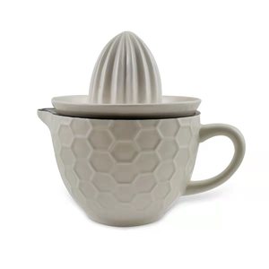 अनुकूलित सिरेमिक हाथ प्रेस फल जूसर सिरेमिक नींबू अर्क थोक स्टोनवेयर नारंगी रस निचोड़ - Product Image 2