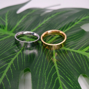 Factory Direct Sale 5mm Stainless Steel Custom Silver <strong>Rings</strong> <strong>Blank</strong> Engraved logo Gold Statement <strong>Ring</strong> - Product Image 3