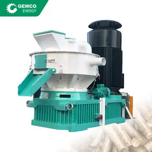 Gemco factory price ring die palm wooden wood pellet machine