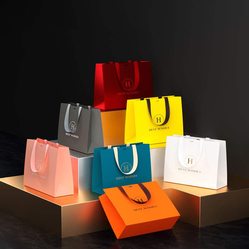 Art Paper Bags Custom Printed Paper Bag With Your Own Logo Luxury Gift Paper Bag
