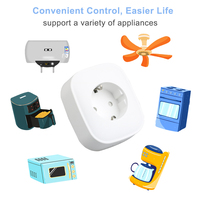 Prise intelligente Tuya Zigbee avec moniteur d'énergie, UE 220V-240V, FY22 |   Verrou de sécurité pour enfants |   Compatible avec l'application Smart Life pour une utilisation au bureau