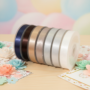 Rubans Gordon 100 yards 5/8 pouce, <span class=keywords><strong>ruban</strong></span> polyester couleur unie, rubans satinés pour emballage <span class=keywords><strong>cadeau</strong></span>, fabrication de nœuds, <span class=keywords><strong>ruban</strong></span> satiné double face - Product Image 1